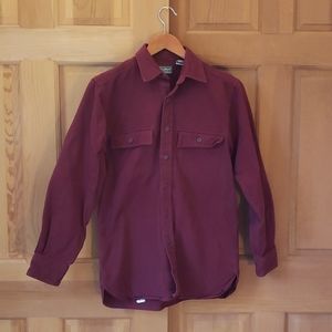 L.L. Bean Maroon Button Down